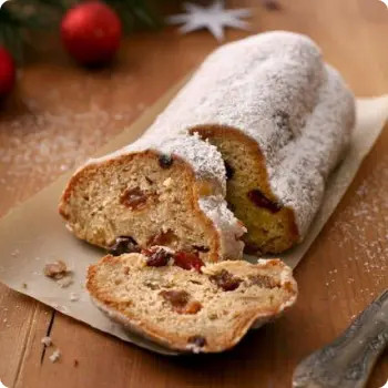 Qvarkstollen (рождественский кекс с творогом)